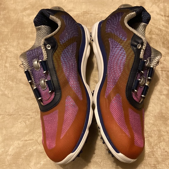 Footjoy Women’s Empower BOA Navy Plum Golf Shoe - Picture 3 of 8